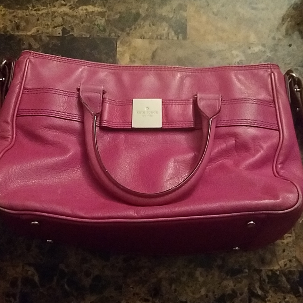 Kate Spade* Big Magenta Bow Purse*
